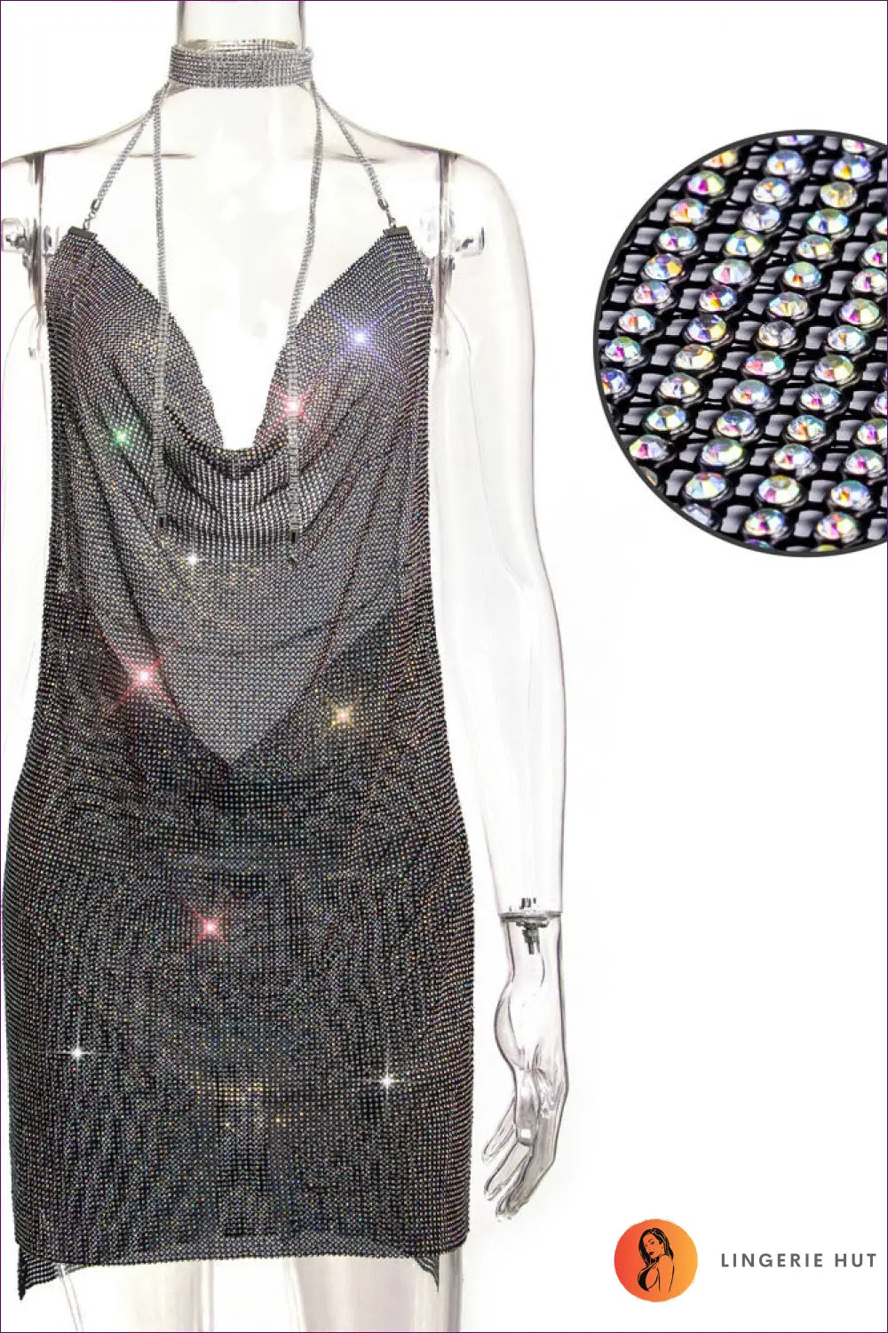 Shop Now: Backless Rhinestone Bodycon - Sparkle In Sequins And Rhinestones. Be The Showstopper At Any Party