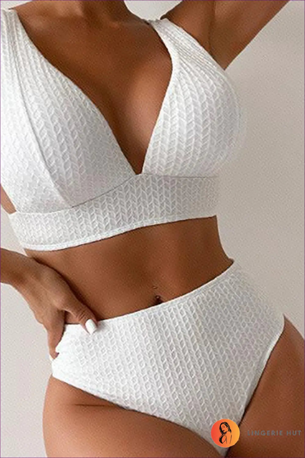 Backless Swimsuit with Cutout - Summer Evenings Sorted - Xs / White - Swimwear - Lingerie Hut - Backless • Beachwear