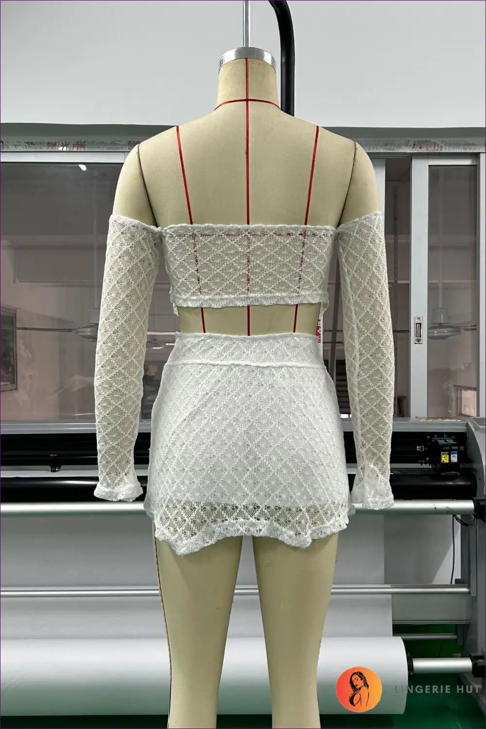 Bandeau Off-shoulder co Ord Set - Summer Evenings Sorted - Clothing - Lingerie Hut - Casual • Cutout • Glamour • Mini