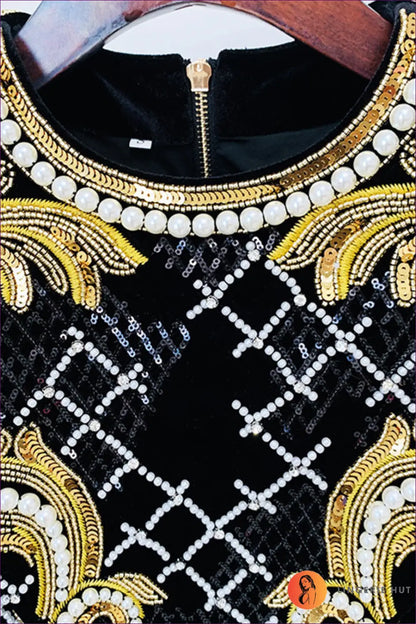 Baroque Embroidered Mini Dress - Understated Glamour - Dresses - Lingerie Hut - All Season • Bodycon • Evening Wear