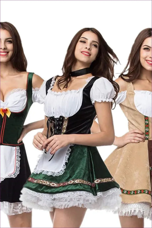 Bavarian Beer Maid Costume - Festive Elegance