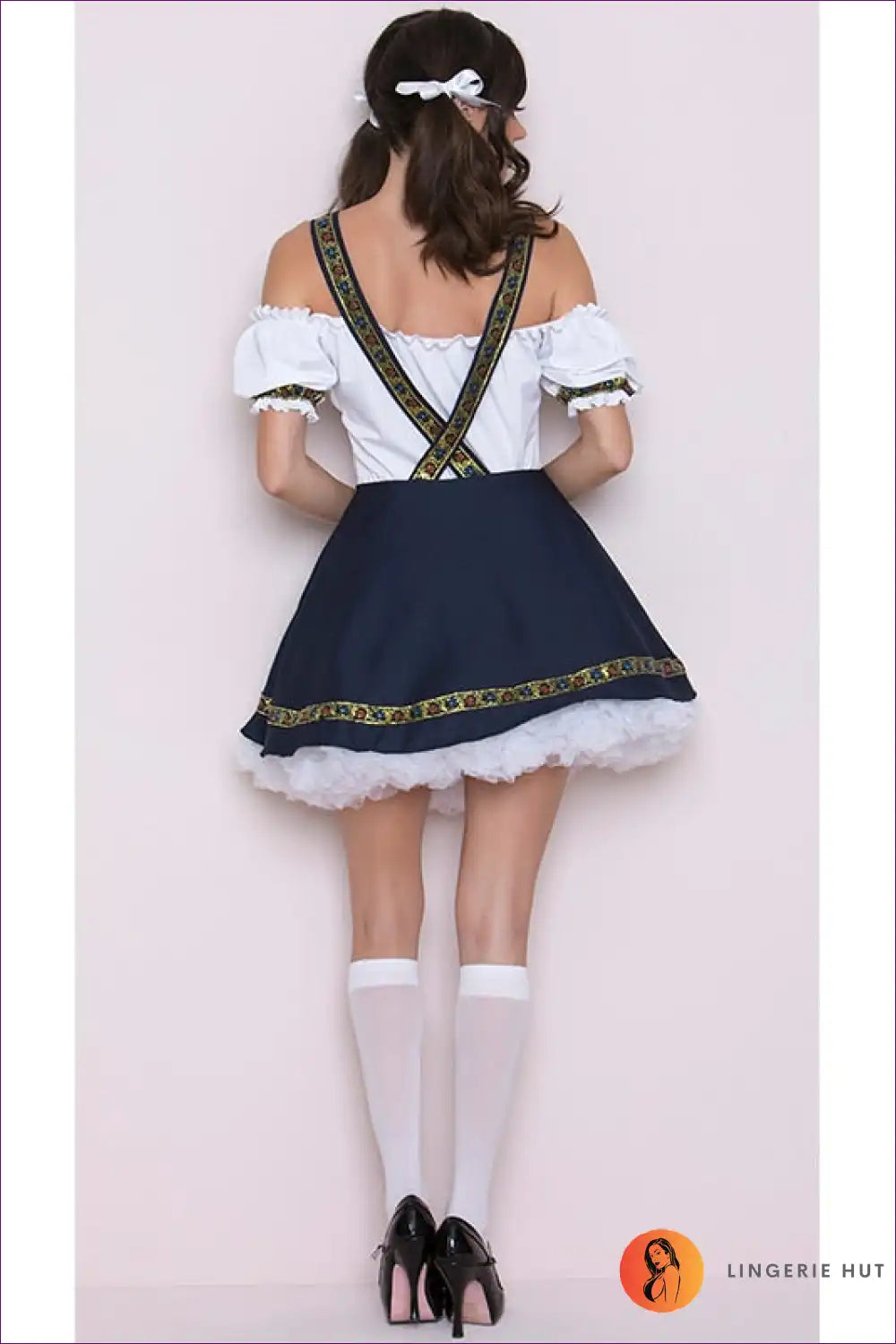 Step Into The Festive Spirit Of Oktoberfest With Our Bavarian Costume. This High-quality Ensemble Includes