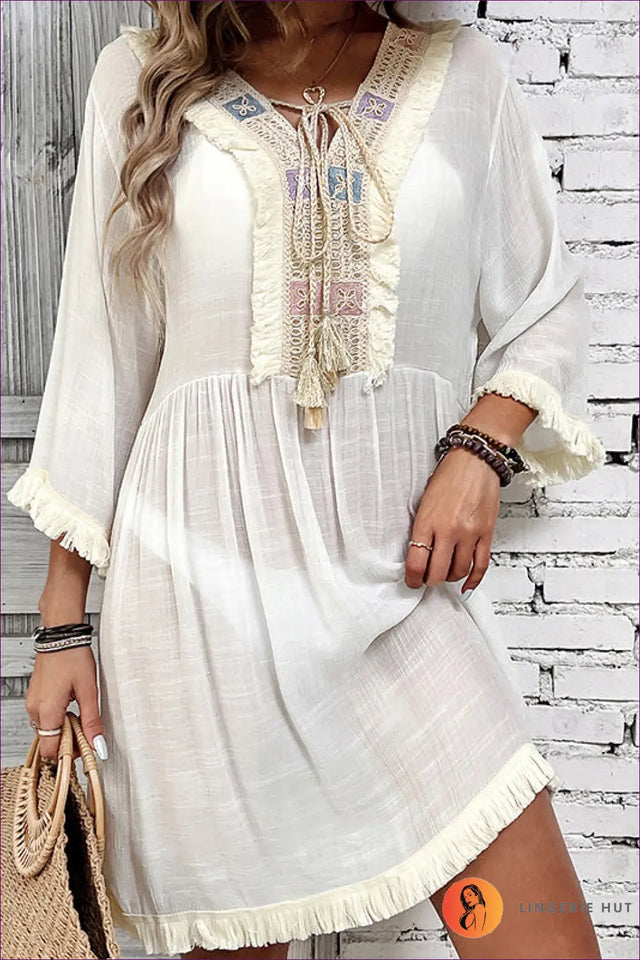 Bohemian Beach Cover Up - Effortless Escape