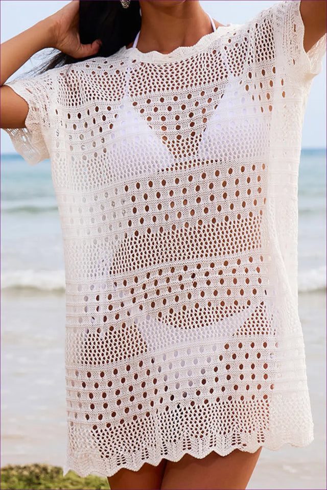 Crochet Beach Cover Up - Effortless Boho Energy
