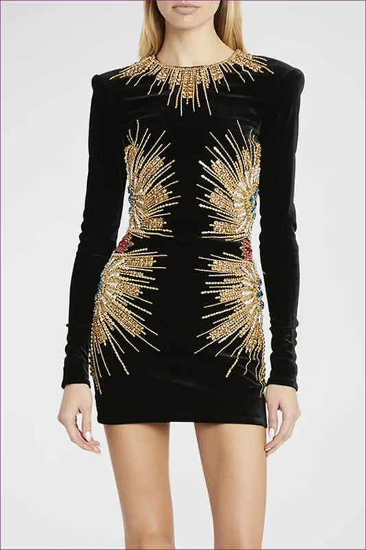 Floral Mesh Mini Dress - Worth a Second Look - Xl / Black - Dresses - Lingerie Hut - All Season • Backless • Cutout