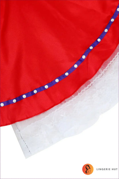 Beer Maid Costume with Lace Petticoat - Playful Nights - Red / m / Oktoberfest Costumes - Halloween • just in • Mini