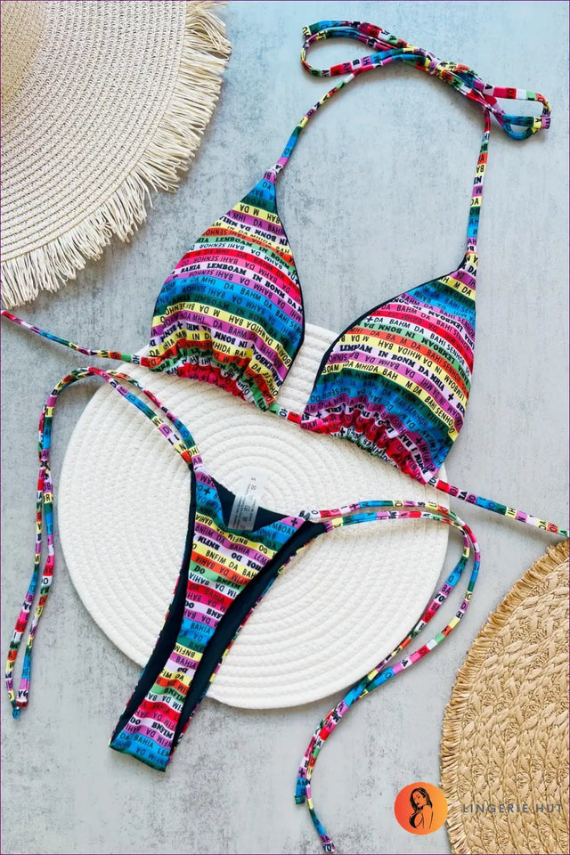 Bikini with Low Waist Fit - Beach Day Confidence