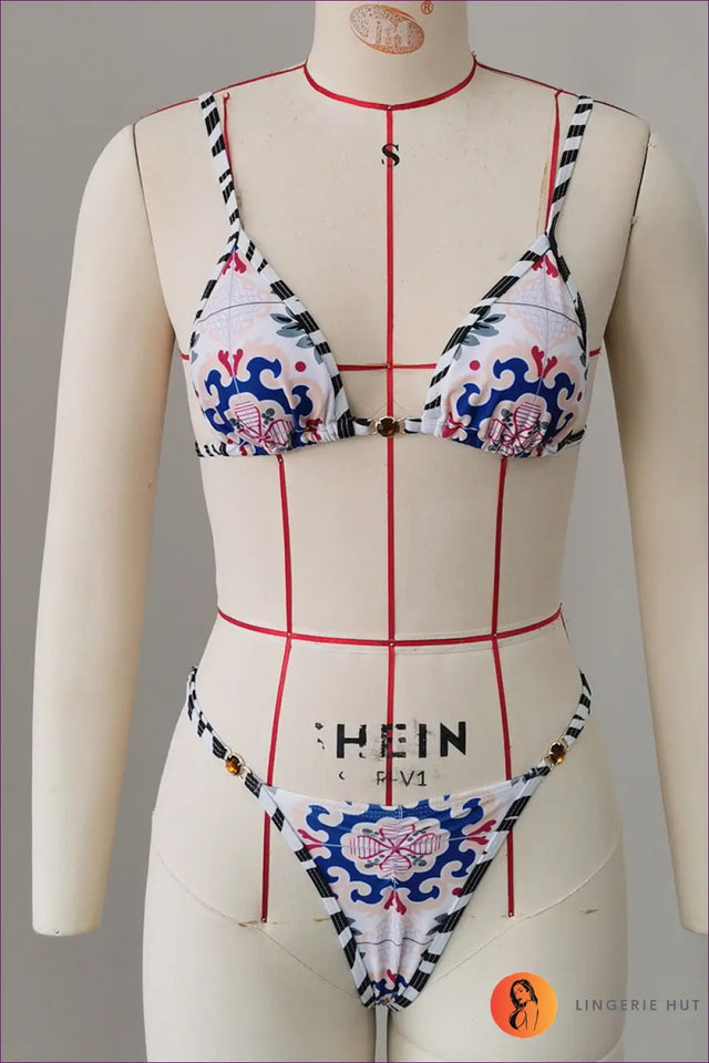 Bikini with Low Waist Fit - Poolside Ease