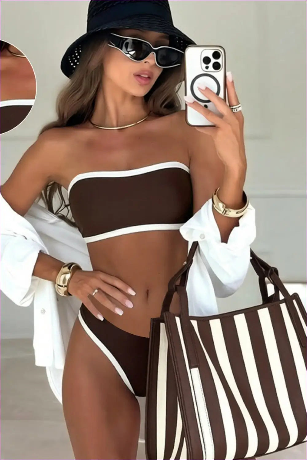 Bikini with Low Waist Fit - Warm Weather Escape - Beachwear • Boho • just in • Polyester • Sexy - Lingerie Hut