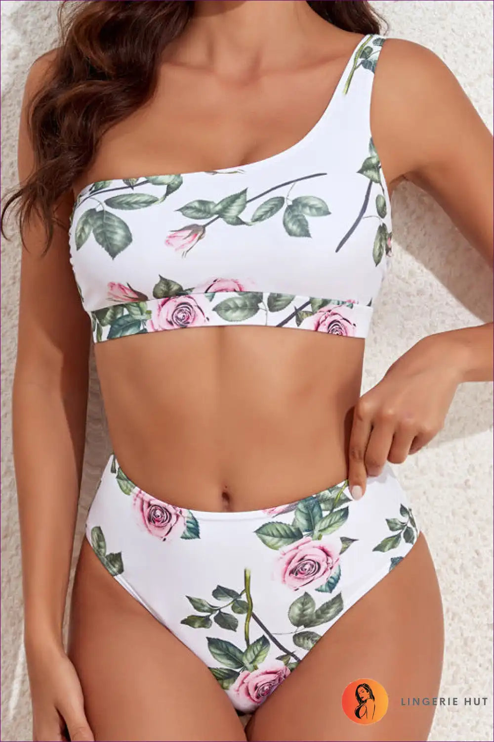 Bikini Set with Fringe Kimono - Bohemian Luxe for Beachwear, Bikini, Boho, Casual, Cover Up