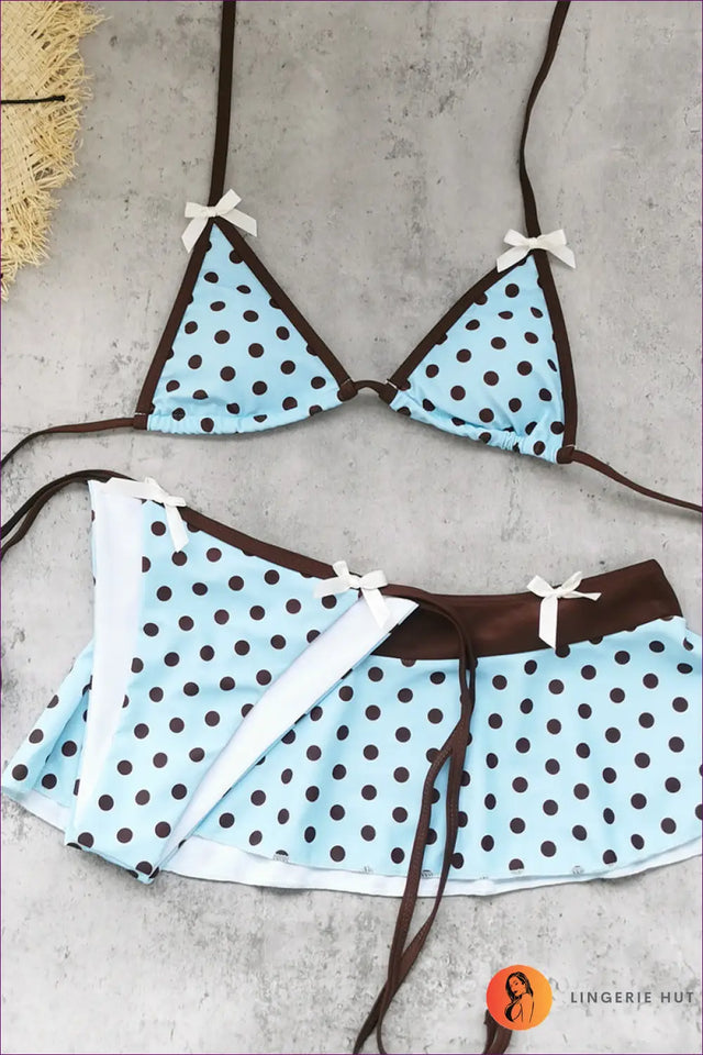 Bikini Set with Three-Piece Detail - Poolside Ease