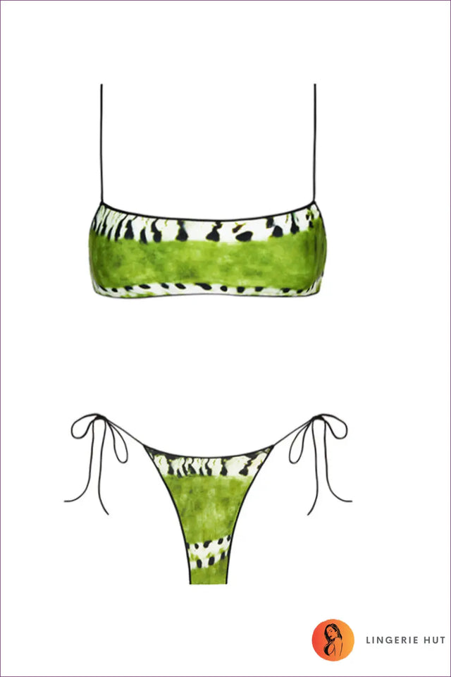 Bikini with Strap Detail - Poolside Ease