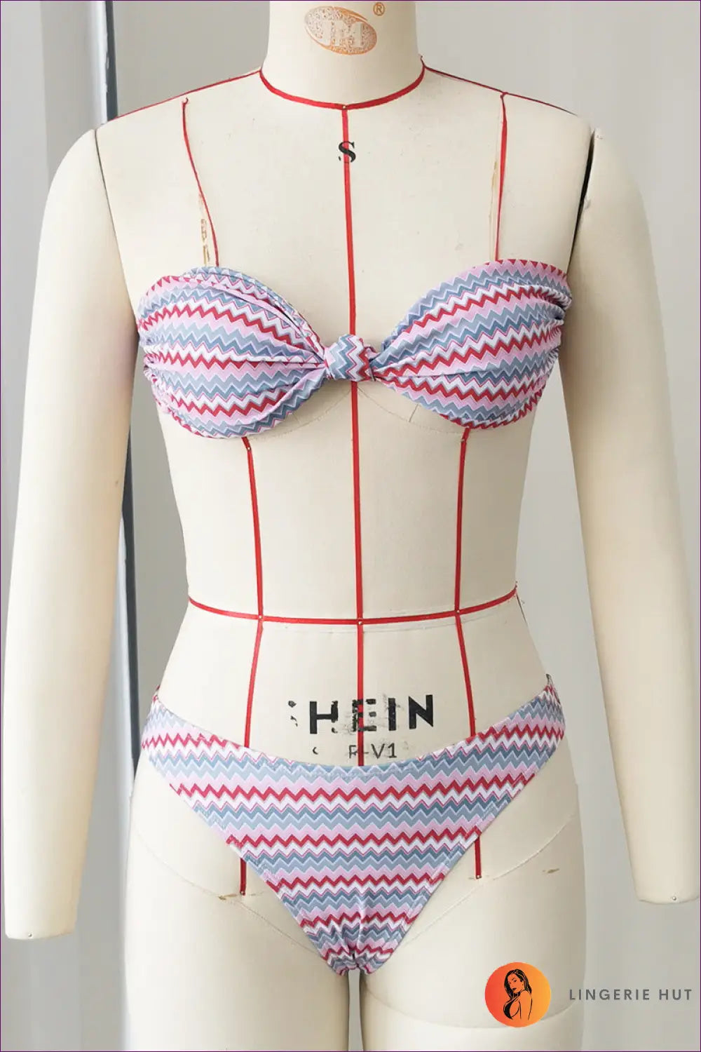 Bikini with Triangle Cut Detail - Poolside Ease - s / Beachwear • Boho • just in • Polyester • Sexy - Lingerie Hut