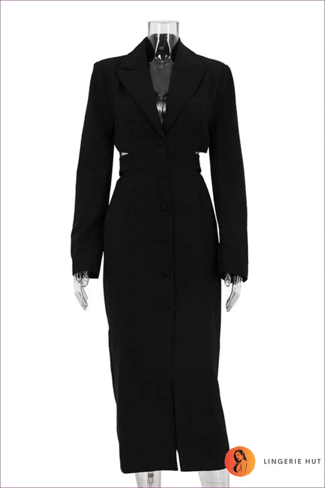 Blazer Dress with Cut-Out Waist - Professional Edge
