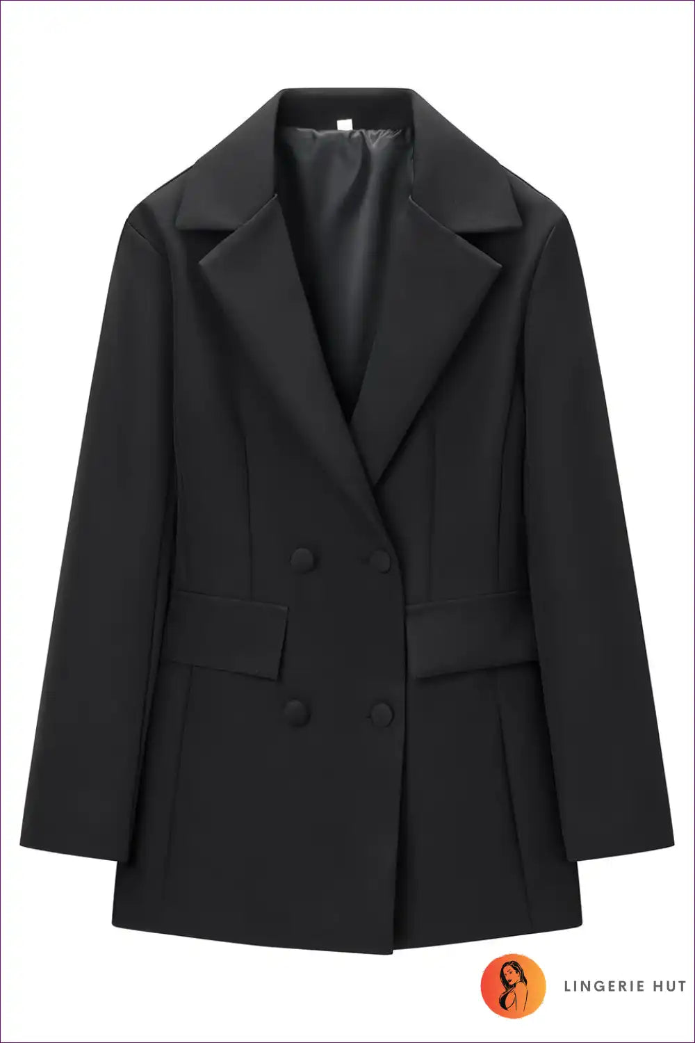 Blazer Dress with Double-breasted Front - Power Player for All Season, Bodycon, Casual, Dress, Evening Wear