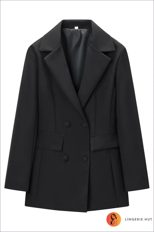 Blazer Dress with Double-Breasted Front - Power Player