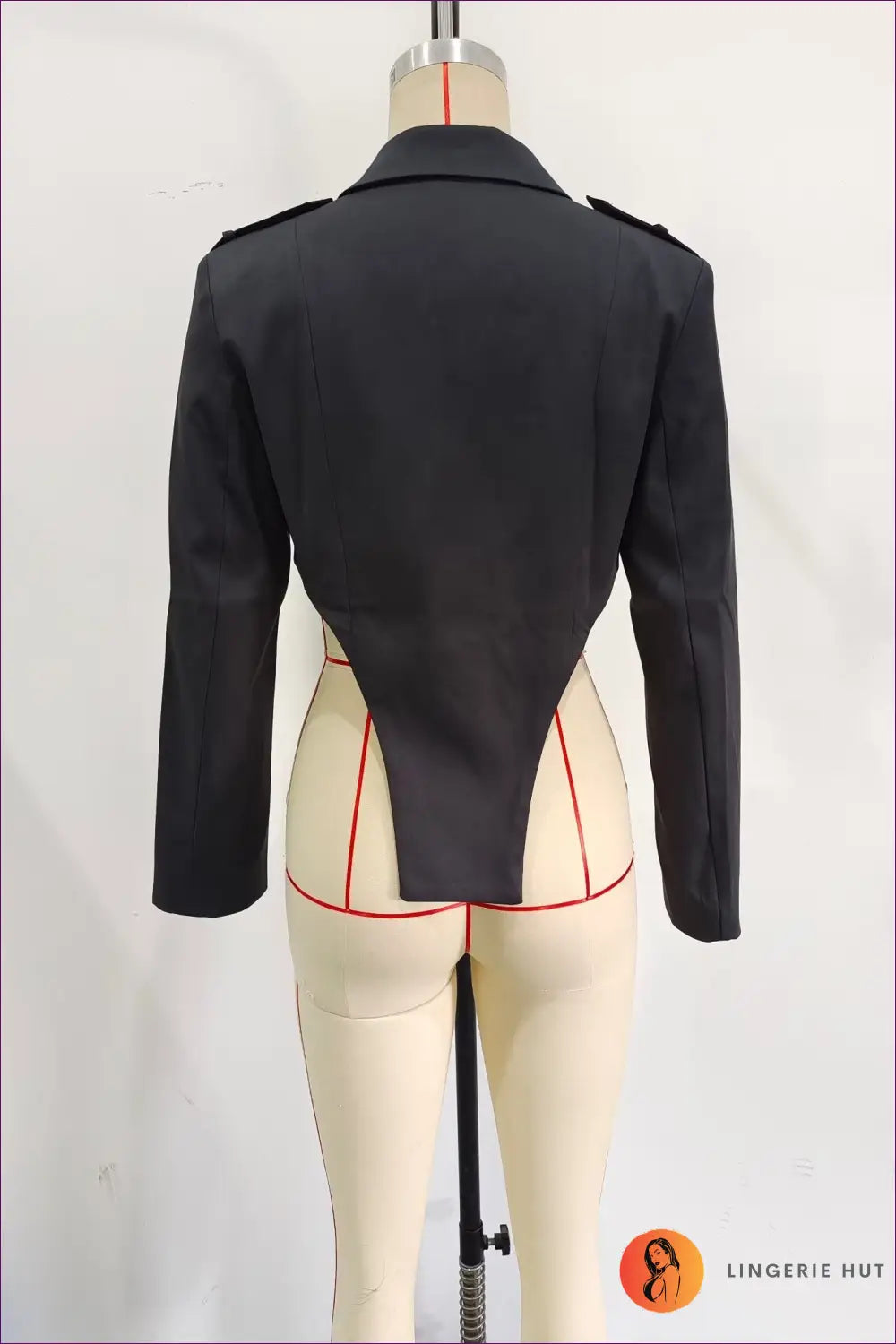 Blazer Set with Cut-out Details - Power Meeting Ready - co Ord - Lingerie Hut - All Season • Casual • Cutout • Evening