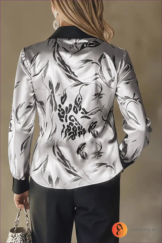 Animal Print Blouse - Quiet Confidence For Work & Beyond