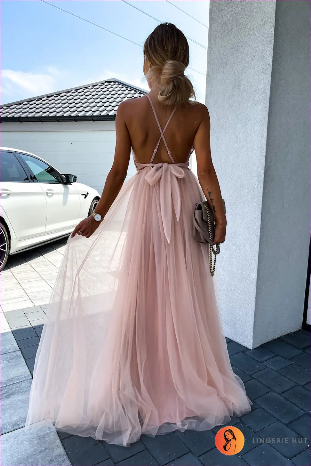 Blush Pink Lace Maxi Dress - Timeless Elegance for All Season, Date Night, Dress, Glamour,