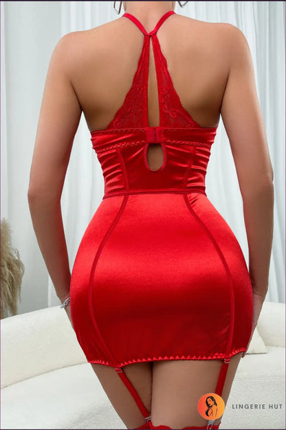 Body Shaping Lace Set with Cutout Panel - French Elegance - Teddy - Boudoir • just in • Polyester • Sexy - Lingerie Hut