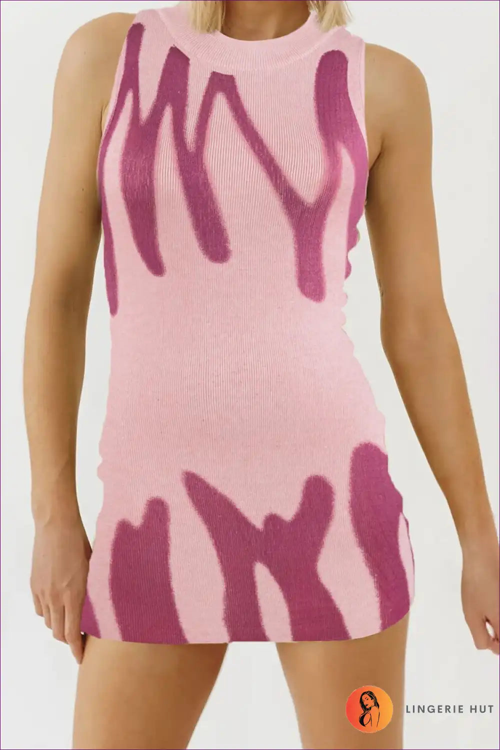 Bodycon Dress with Abstract Print - Everyday Artistry for Bodycon, Casual, Date Night, Dress,