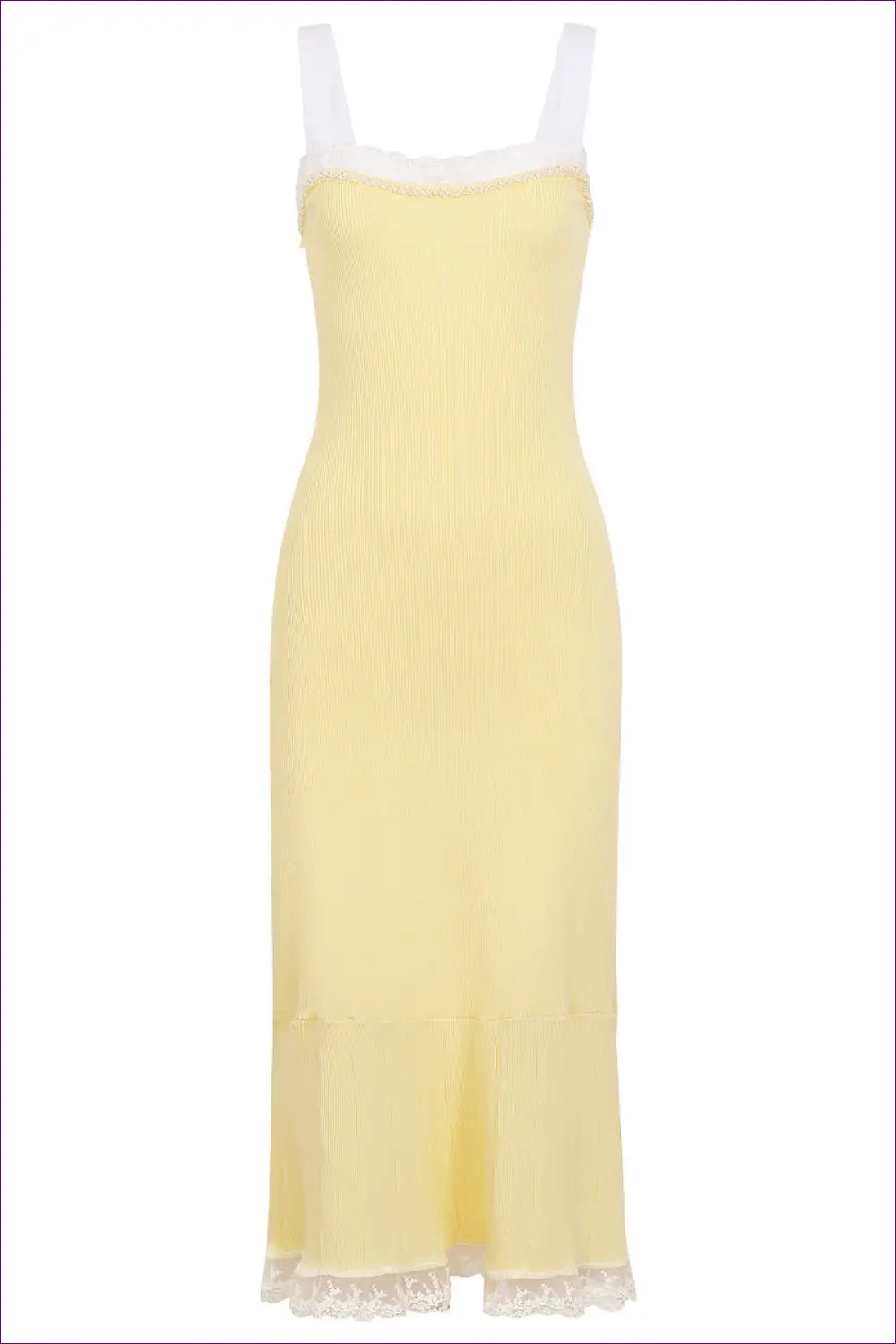 Bodycon Dress with Beaded Detail - Quiet Confidence - Casual • Cotton • Dresses • Everyday - Lingerie Hut
