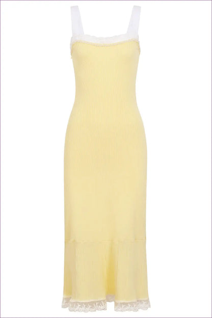 Bodycon Dress with Beaded Detail - Quiet Confidence - Casual • Cotton • Dresses • Everyday - Lingerie Hut