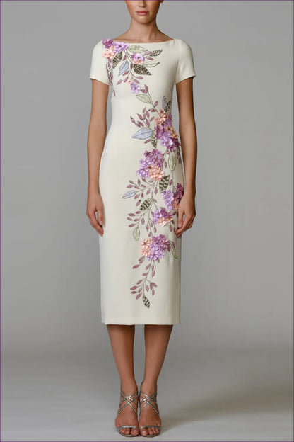 Bodycon Dress with Beaded Detail - Sunlit Ease - Casual • Cotton • Dresses • Everyday - Lingerie Hut