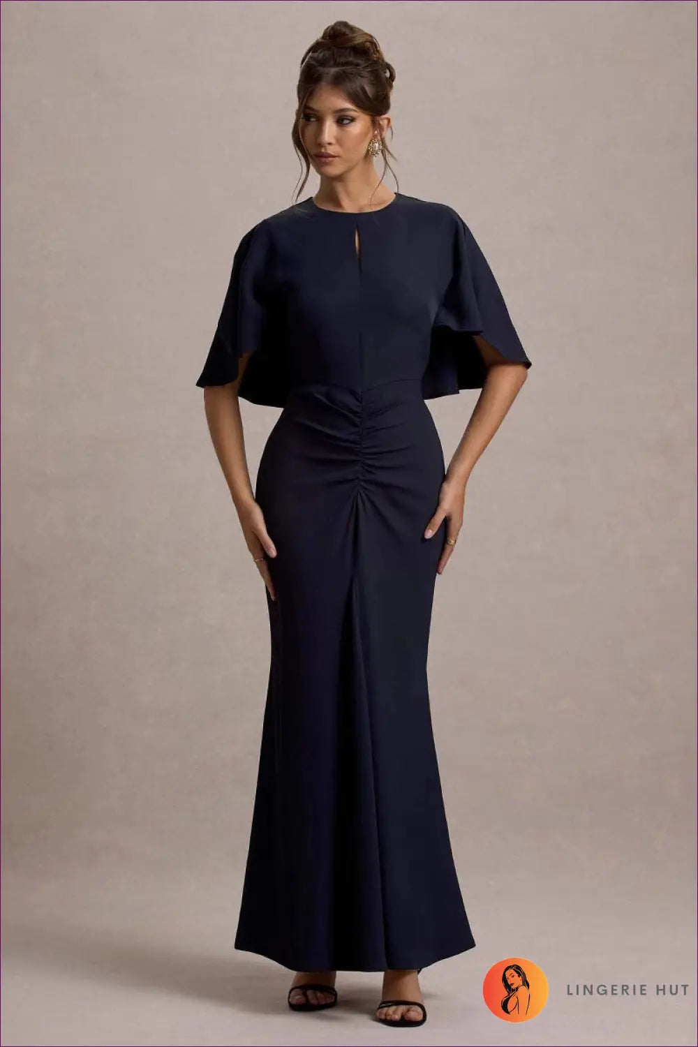 Bodycon Dress with Cutout Detail - Warm Weather Poise - s / Navy Blue - Casual • Cotton • Dresses • Everyday - Lingerie