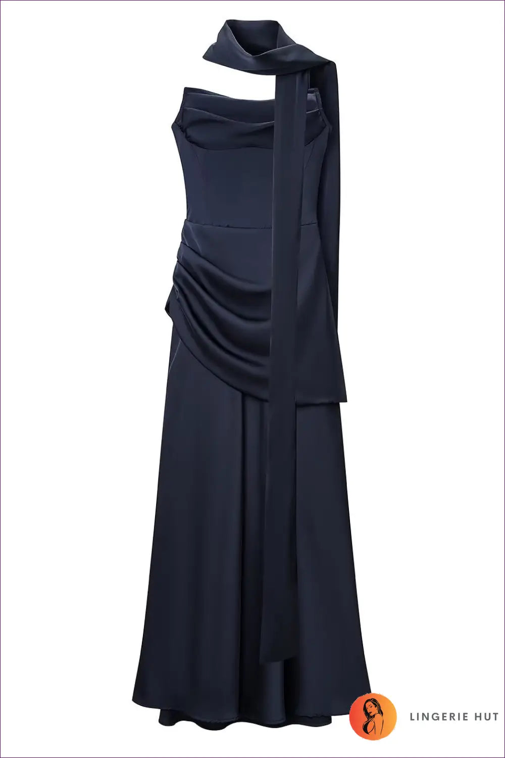 Bodycon Dress with Fitted Waist - Warm Weather Poise - s / Navy Blue - Casual • Cotton • Dresses • Everyday - Lingerie
