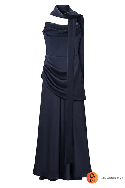 Bodycon Dress with Fitted Waist - Warm Weather Poise - s / Navy Blue - Casual • Cotton • Dresses • Everyday - Lingerie