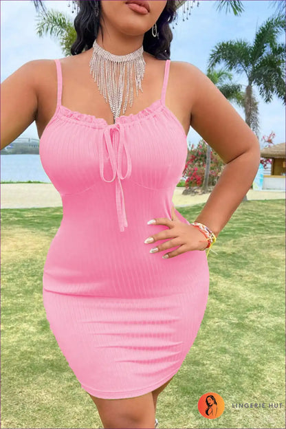 Bodycon Dress with Ruched Detailing - Confident Curves for All Season, Bodycon, Cutout, Date Night,
