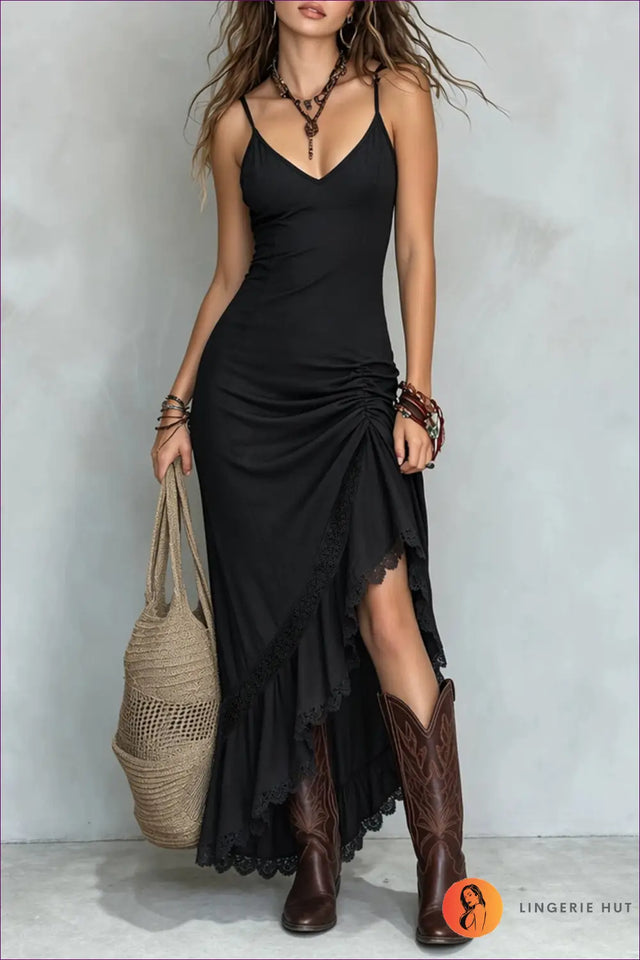 Bodycon Dress with Ruched Waist - Daylight Romance