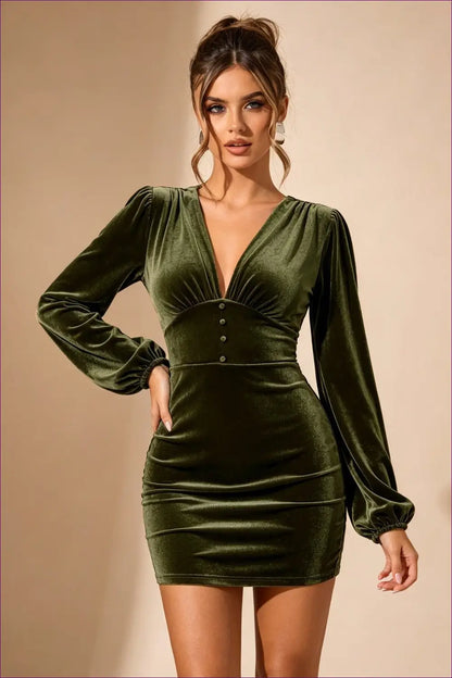 Bodycon Dress with Ruched Waist - Sunlit Ease - Casual • Cotton • Dresses • Everyday - Lingerie Hut