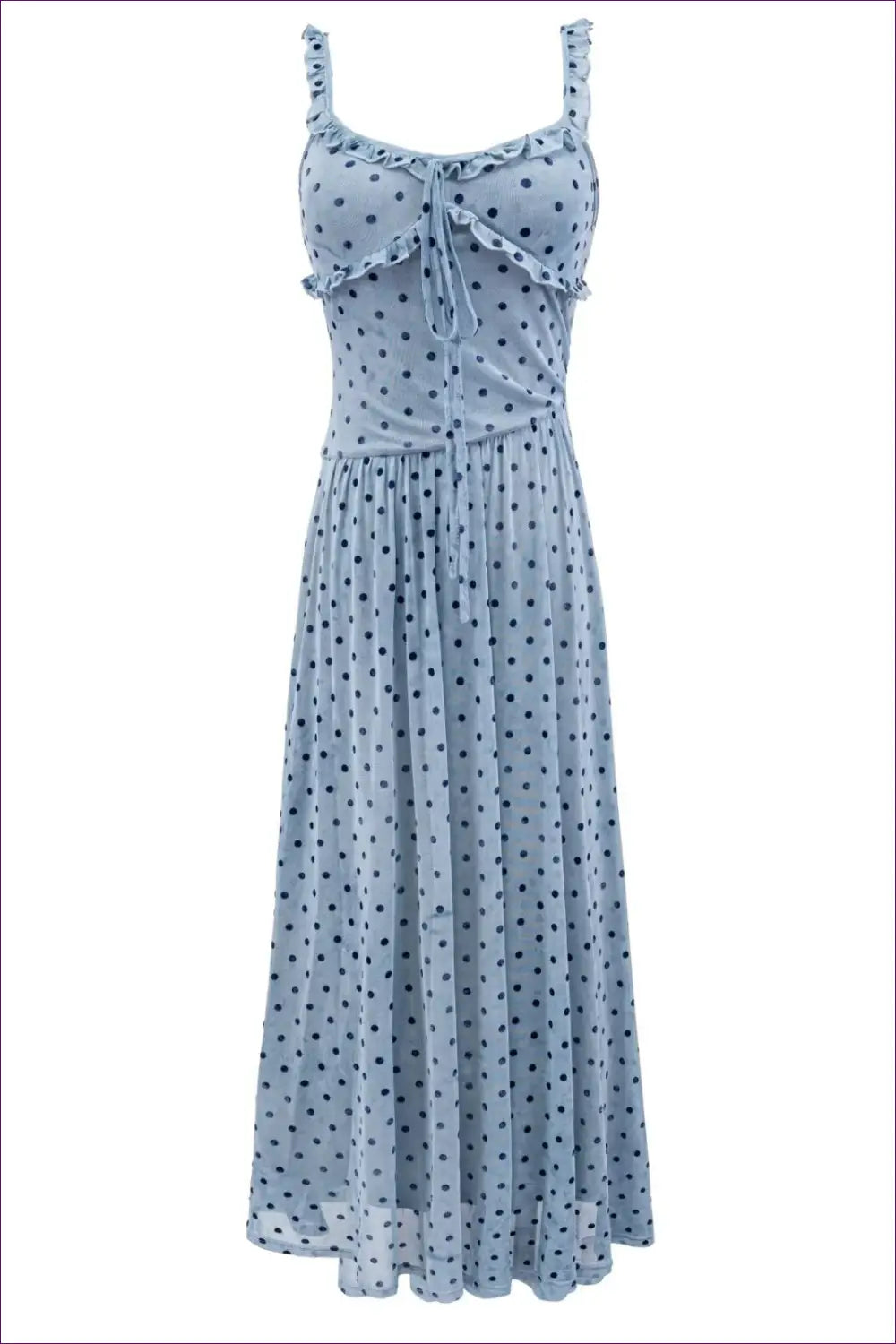 Bodycon Dress with Ruffle Trim - Late Afternoon Glow - Casual • Cotton • Dresses • Everyday - Lingerie Hut
