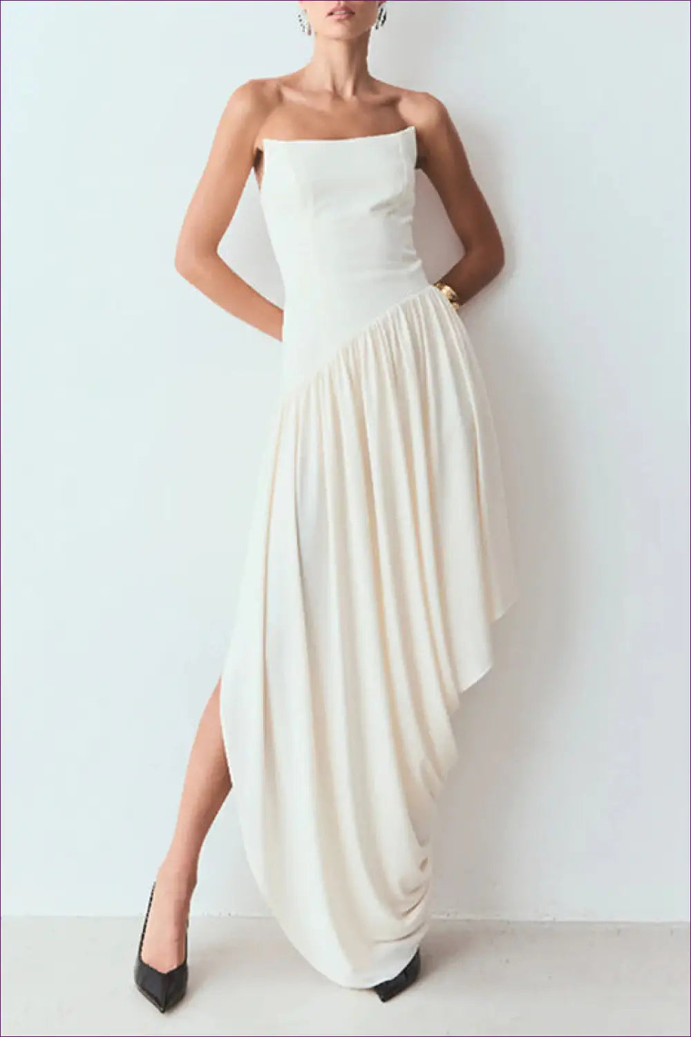 Bodycon Dress with Smocked Bodice - Effortless Grace - Casual • Cotton • Dresses • Everyday - Lingerie Hut