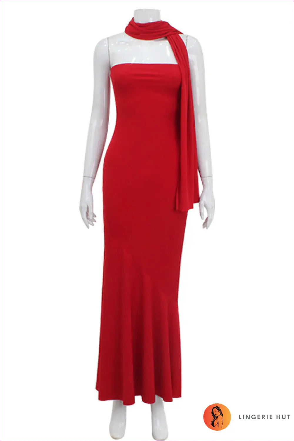 Bodycon Dress with Waist Detail - Daylight Romance - s / Red - Casual • Cotton • Dresses • Everyday - Lingerie Hut