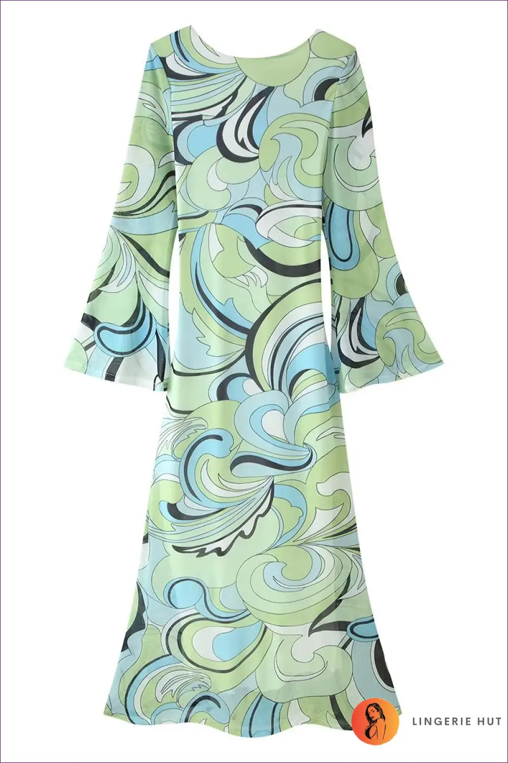 Bodycon Dress with Waist Detail - Late Afternoon Glow - s / Green - Casual • Cotton • Dresses • Everyday - Lingerie Hut