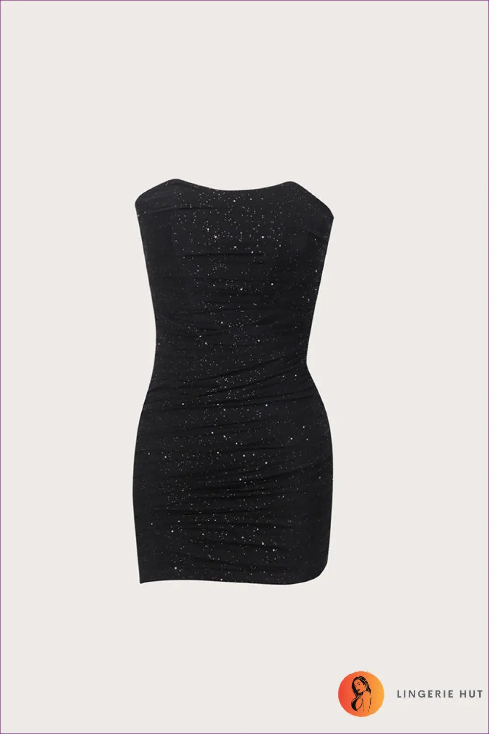 Bodycon Mini Dress with Corset Detail - Worth a Second Look - Xs / Black - Dresses - Lingerie Hut - All Season
