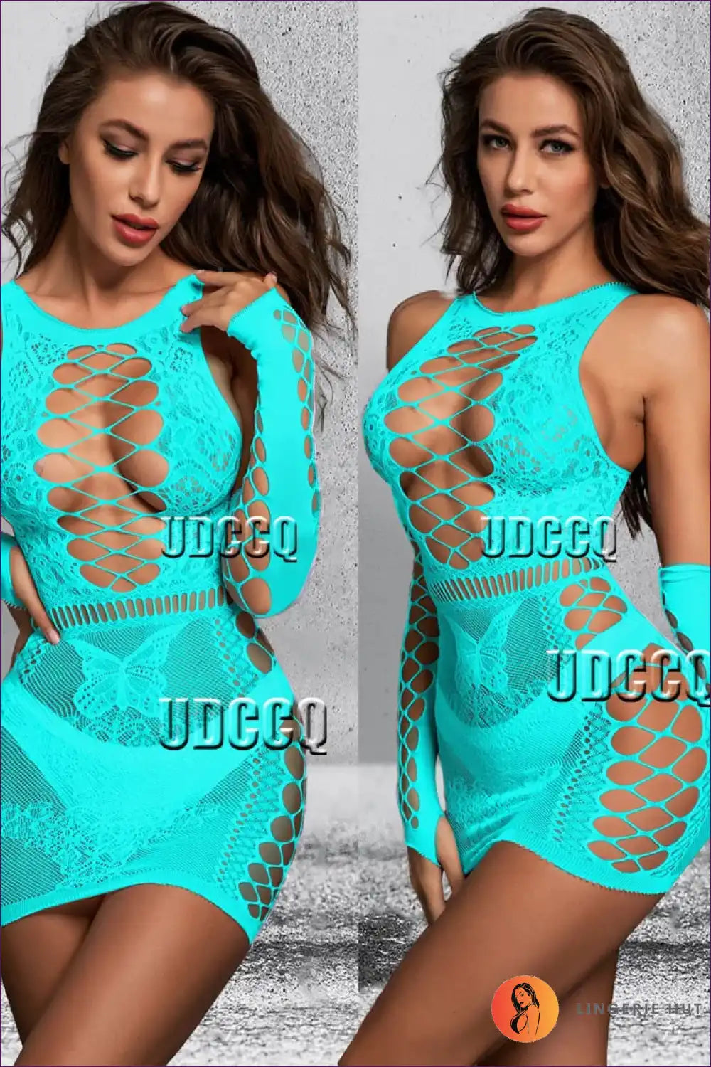 Bodystocking with Lattice Cut-outs - Bedroom Confidence Unlocked for Bodysuit, Boudoir, Cutout, Date Night,