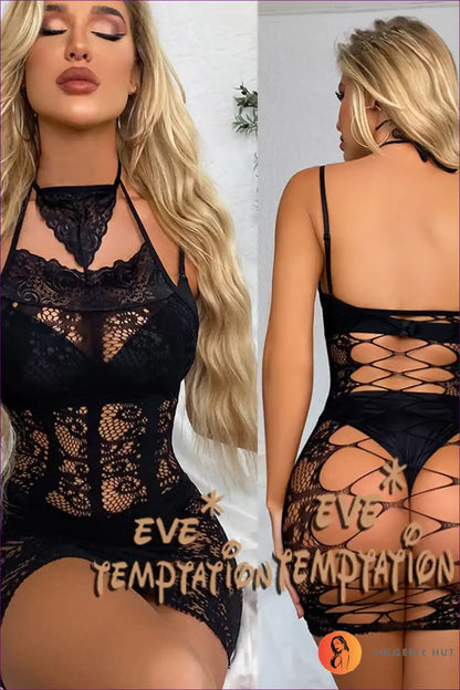 Bodystocking with Lattice Cut-outs - Bedroom Confidence Unlocked for Bodysuit, Boudoir, Cutout, Date Night,