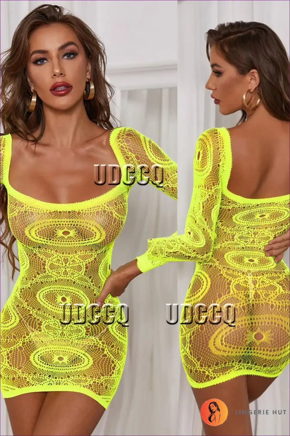 Bodystocking with Lattice Cut-outs - Bedroom Confidence Unlocked for Bodysuit, Boudoir, Cutout, Date Night,