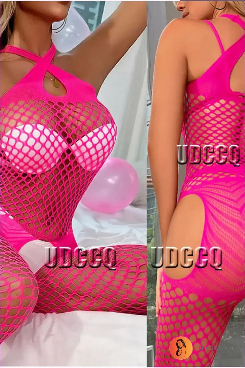 Bodystocking with Lattice Cut-outs - Bedroom Confidence Unlocked for Bodysuit, Boudoir, Cutout, Date Night,