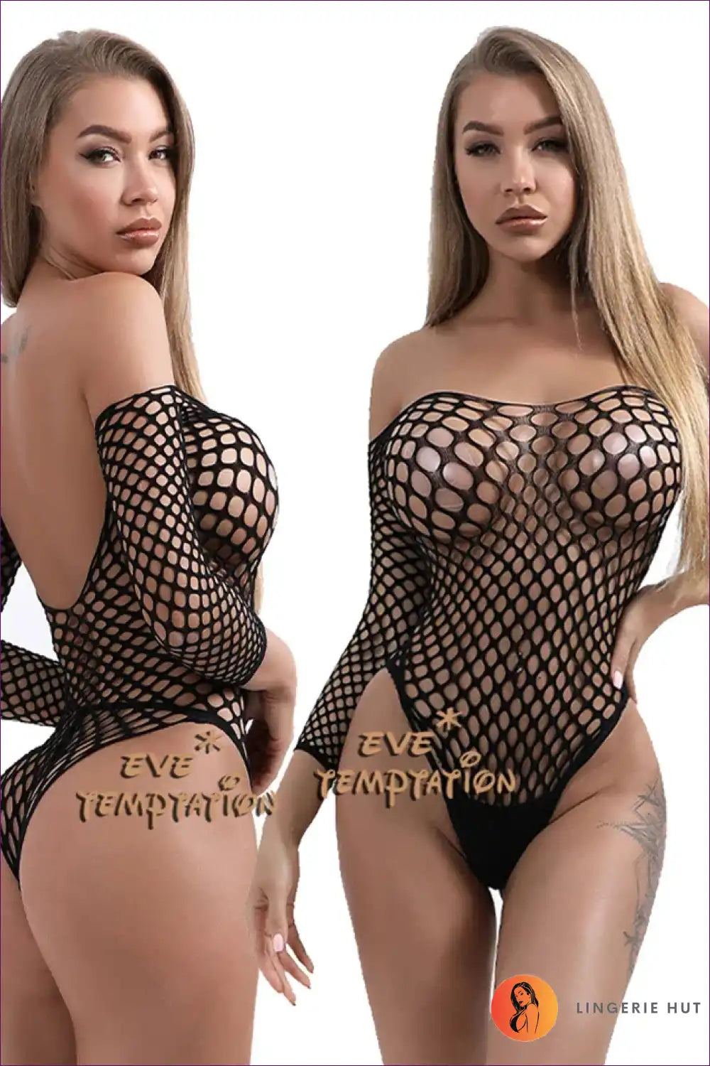 Bodystocking with Lattice Cut-outs - Bedroom Confidence Unlocked for Bodysuit, Boudoir, Cutout, Date Night,