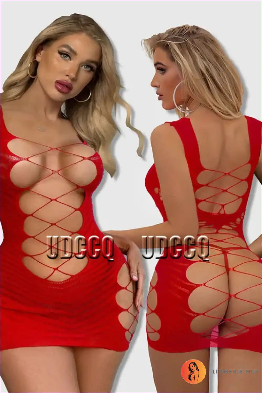 Bodystocking with Lattice Cut-outs - Bedroom Confidence Unlocked for Bodysuit, Boudoir, Cutout, Date Night,