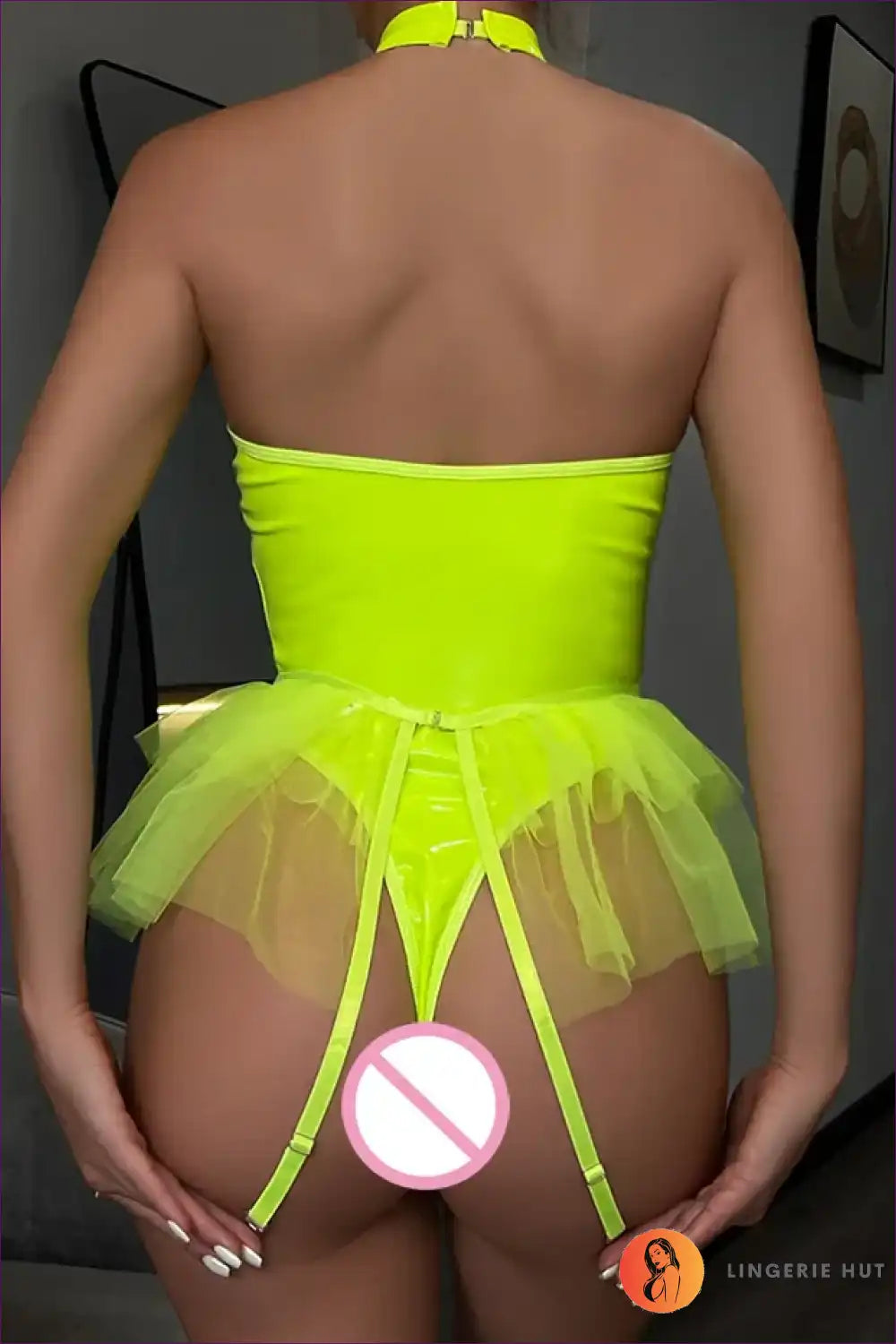 Bodysuit with Ruffled Lace and Sheer Panels - Soft Petal Ritual for Bodysuit, Boudoir, Everyday, Floral,