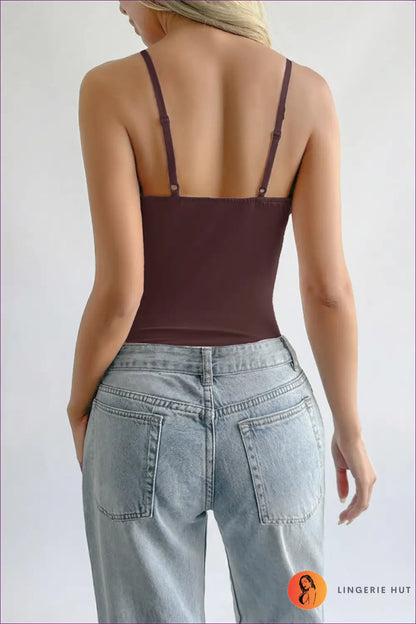 Bodysuit with Sweetheart Neckline - Effortless Elegance - Lingerie Hut - All Season • Autumn • Bodycon • Casual