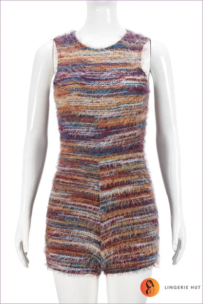 Bodysuit with Textured Panels - Festival Ready - s / Red - Lingerie Hut - All Season • Casual • Cutout • Glamour