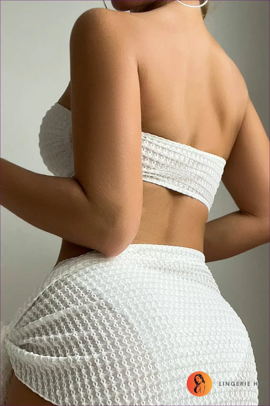 Boho Bikini Set - Beach Bliss Awaits - Swimwear - Lingerie Hut - Beachwear • Casual • Cutout