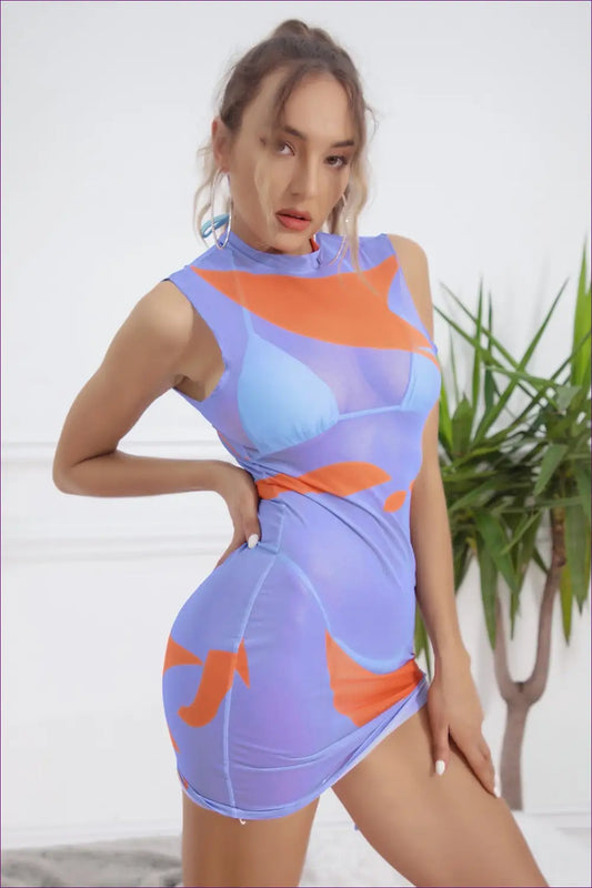 Boho Bikini Three Piece Set - Holiday Evening Essential - s / Multi - Swimwear - Lingerie Hut - Beachwear • Casual